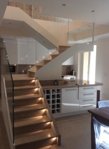 Harmonizing your home: this is a well-illuminated and spacious staircase.